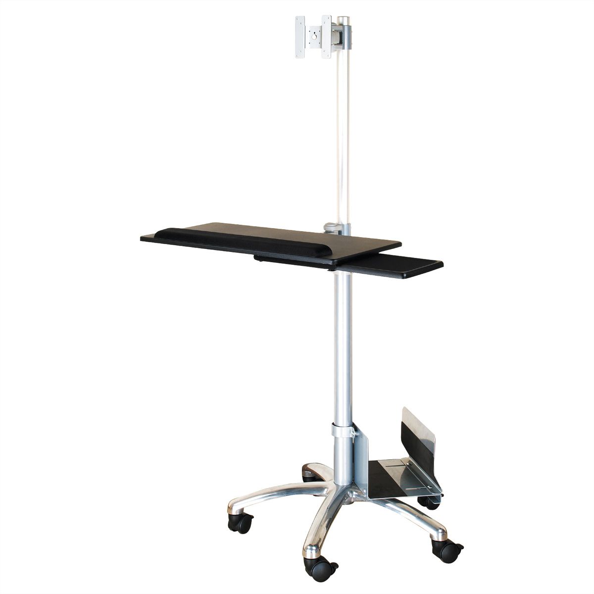 VALUE PC/LCD-Rollständer, höhenverstellbar, bis 10 kg