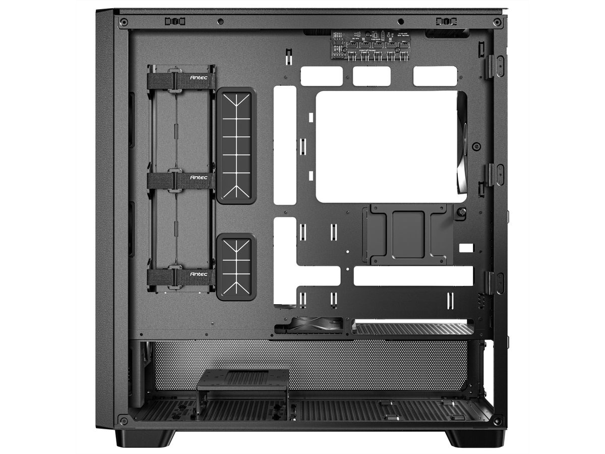 ANTEC FLUX PC Gehäuse Midi Tower Gaming ATX, schwarz