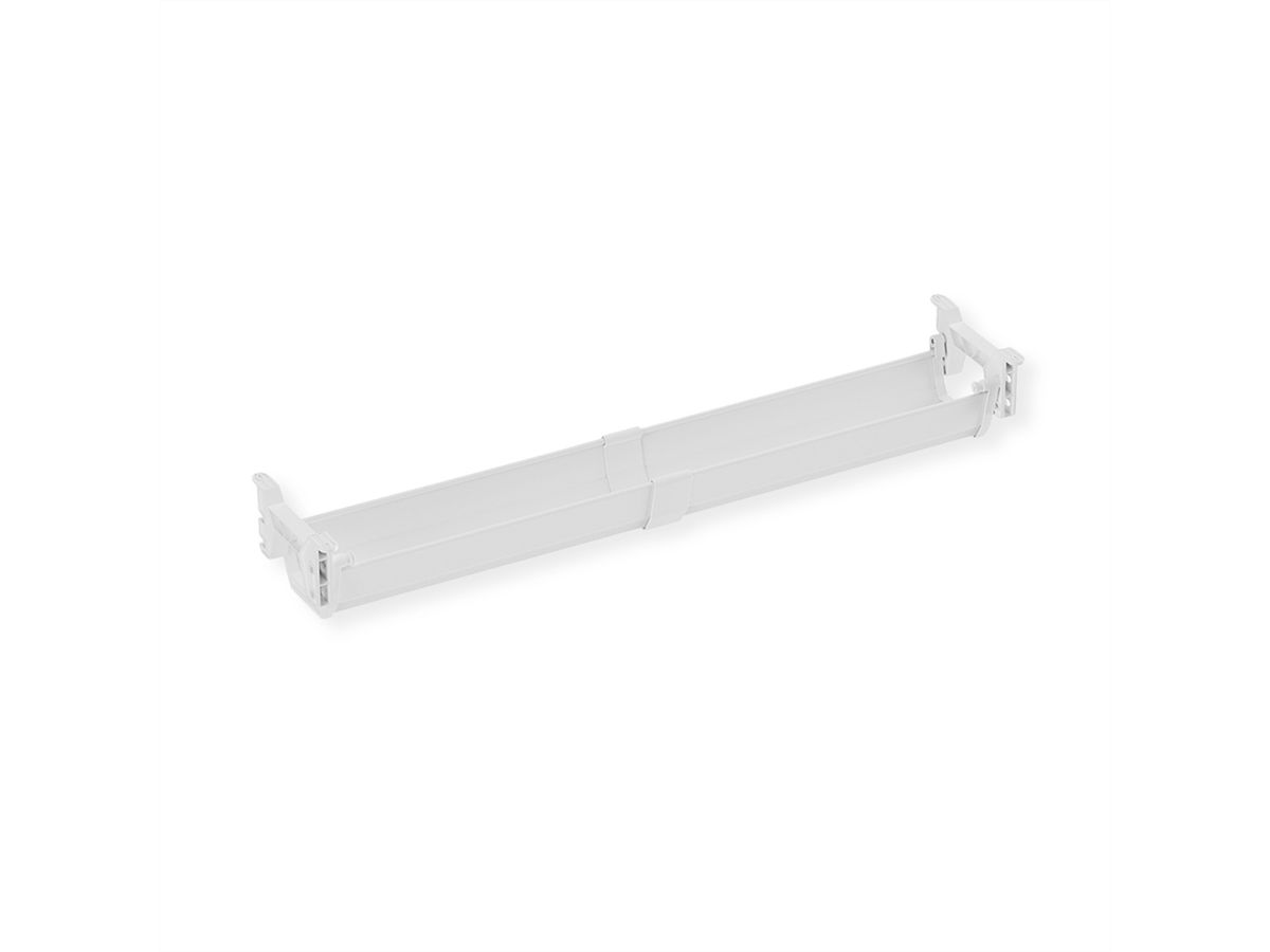 ROLINE Easy2Open Kabelkanal, Untertischmontage, weiß, 85,8 cm