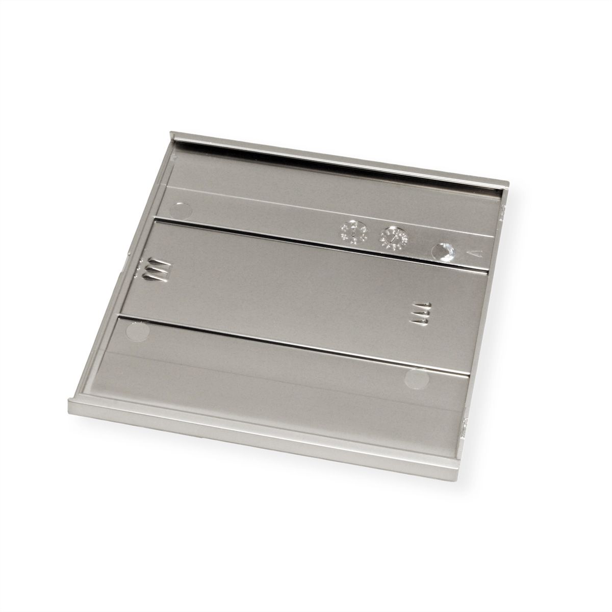 BACHMANN DUE 2x Deckel Edelstahl-Optik