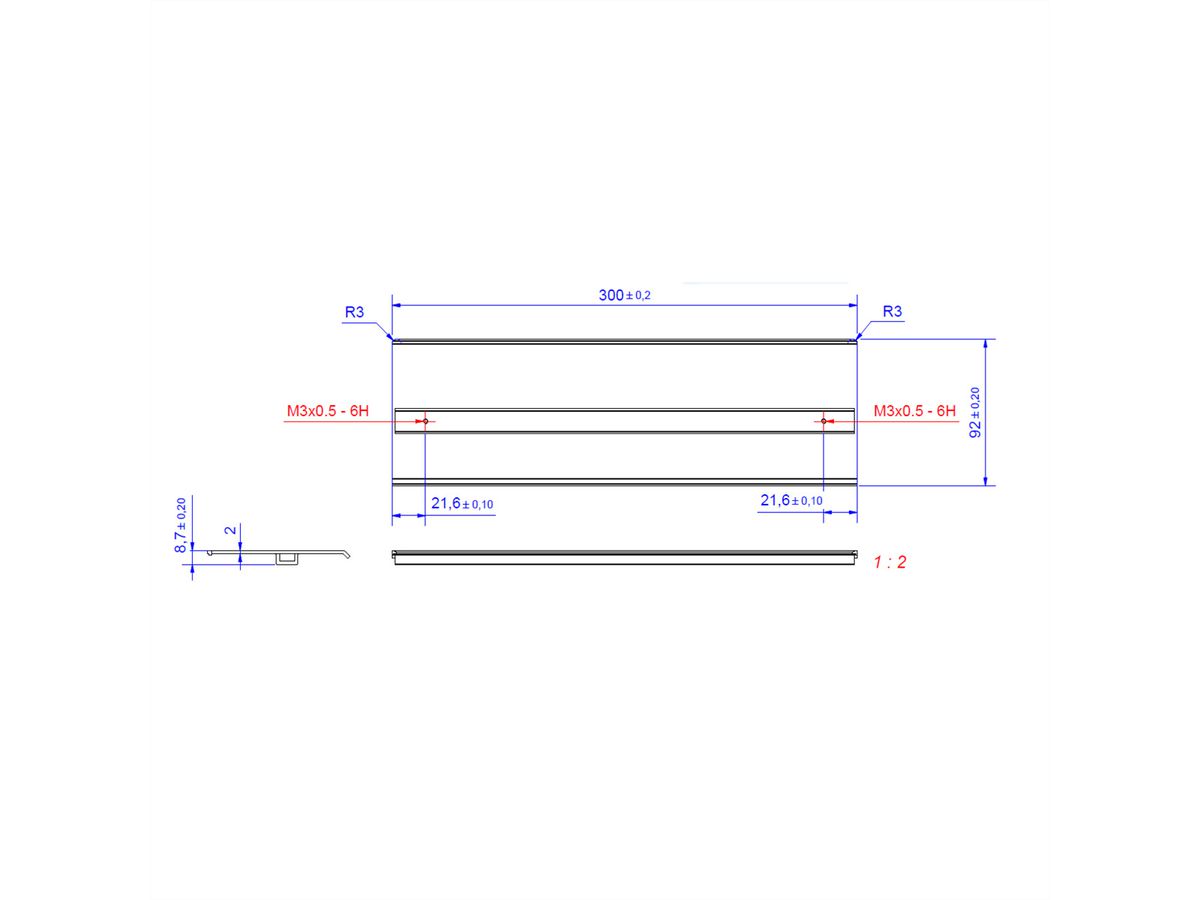 BACHMANN TOP FRAME Deckel 4-fach EV1 eloxiert