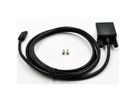 EX-2311-2IS USB2.0 C zu 1 x RS-232 1,8m 15KV Überspannungsschutz FTDI Chip-Set, schwarz, 1,8 m