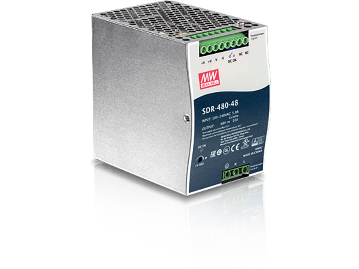 TRENDnet TI-S48048 AC-zu-DC DIN-Schienen-Netzteil