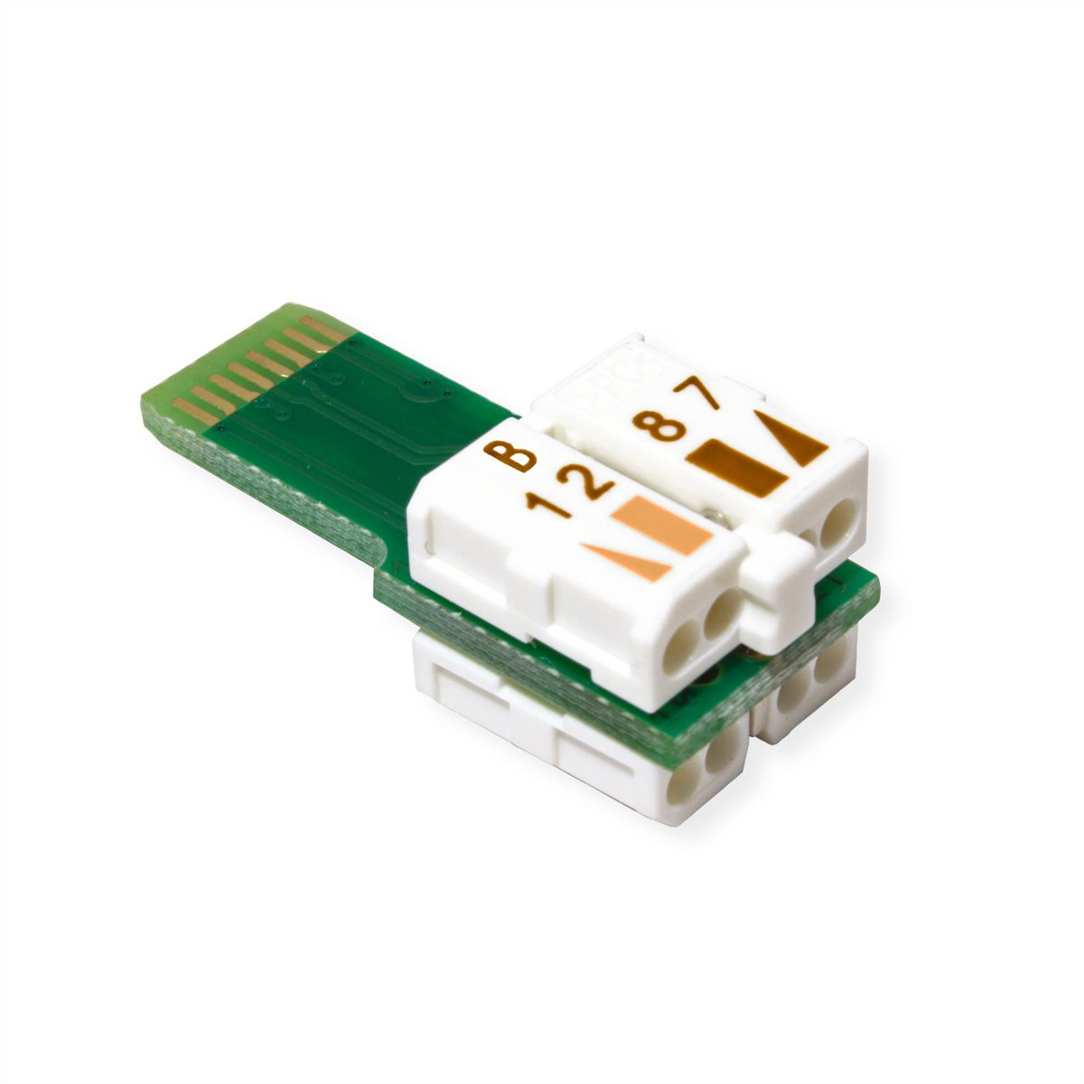 TELEGÄRTNER MFP8 feldkonfektionierbarer RJ-45 Stecker, Cat.6A (Class EA) T568B