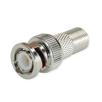 TELEGÄRTNER Adapter BNC-Stecker / F-Buchse