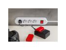 BACHMANN SMART Steckdosenleiste 4x Schutzkontakt, Schalter, weiß, 1,5 m