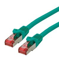 ROLINE Patchkabel Cat.6 S/FTP (PiMF), Component Level, LSOH, grün, 0,5 m