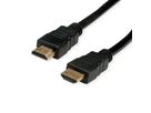 ROLINE RM HDMI High Speed Kabel mit Ethernet, schwarz, 1 m