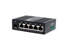 EXSYS EX-62030MPoE-SFP-5+1 Port Industrial Gigabit SFP PoE+ Mini Switch, Web Managed