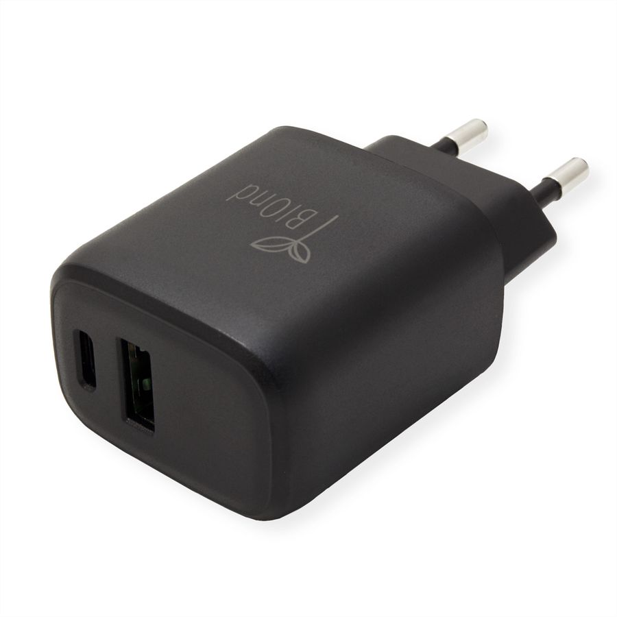 BIOnd BIO-CMC-20W PD 20W Charger Dual Port + USB-C KABEL