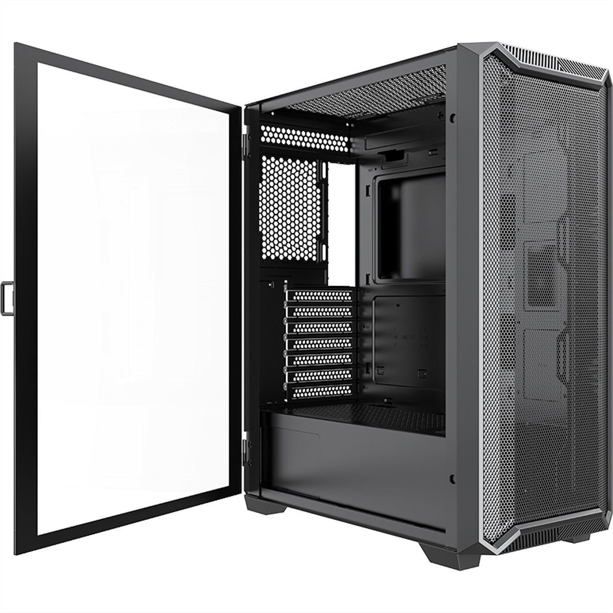 Xilence Xilent Blade II X613 RGB Gaming PC Gehäuse, RGB ATX Midi Tower