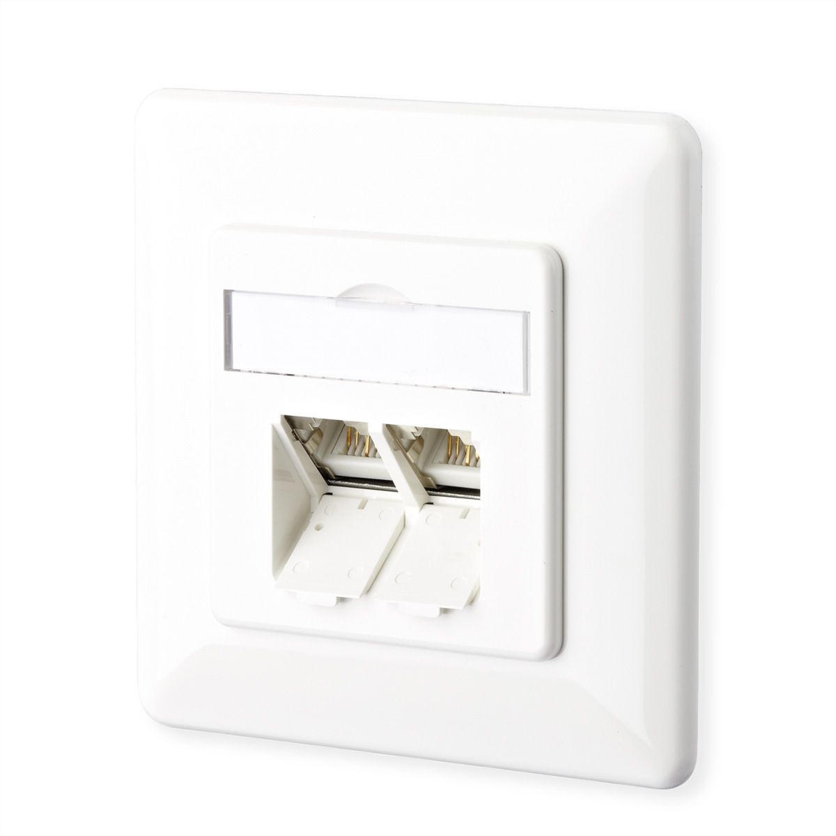 METZ CONNECT E-DAT C6A 2 Port UP reinweiß