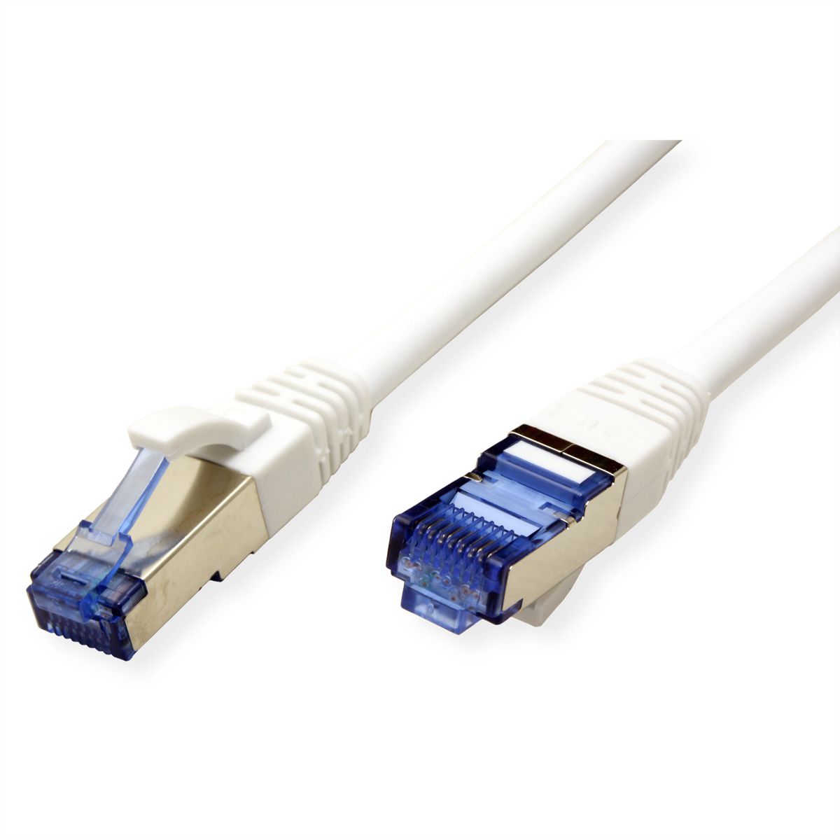 VALUE Patchkabel Cat.6A (Class EA) S/FTP (PiMF), LSOH, weiß, 2 m