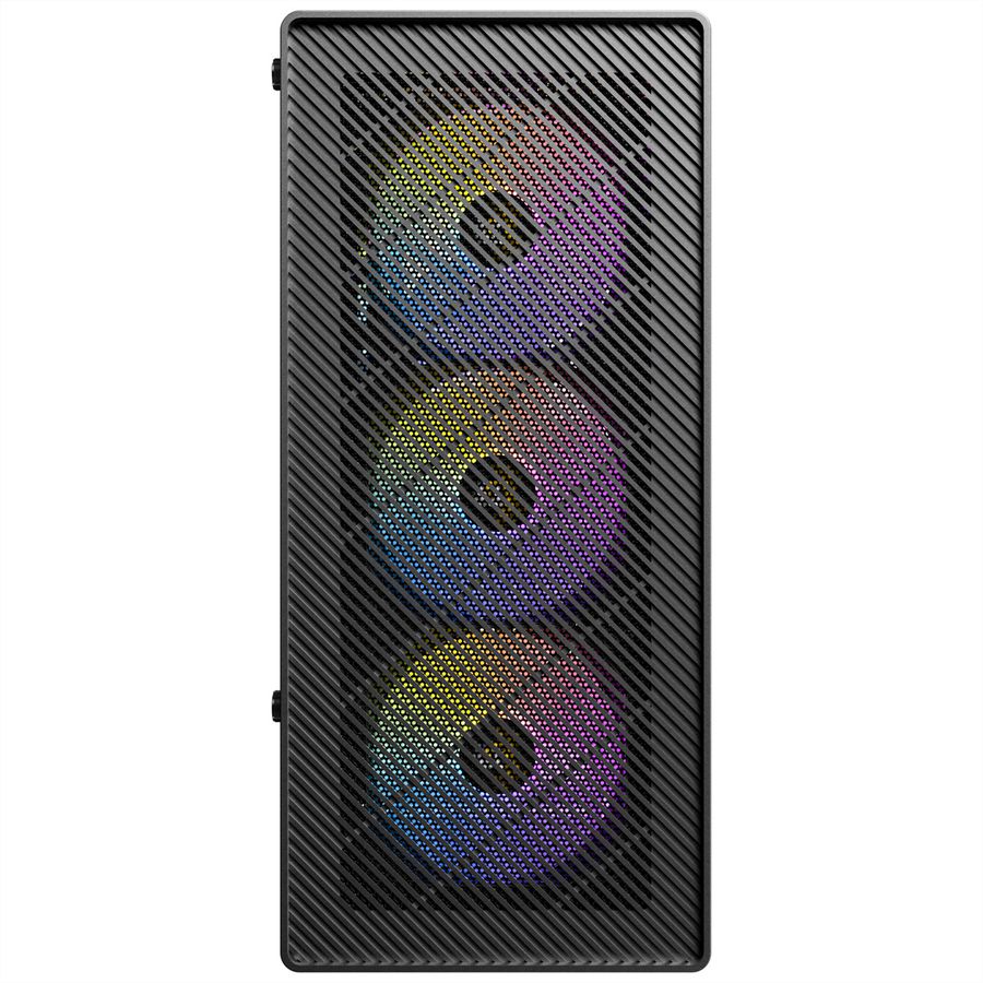 ANTEC AX26 RGB Elite PC Gehäuse Midi Tower Gaming ATX, schwarz
