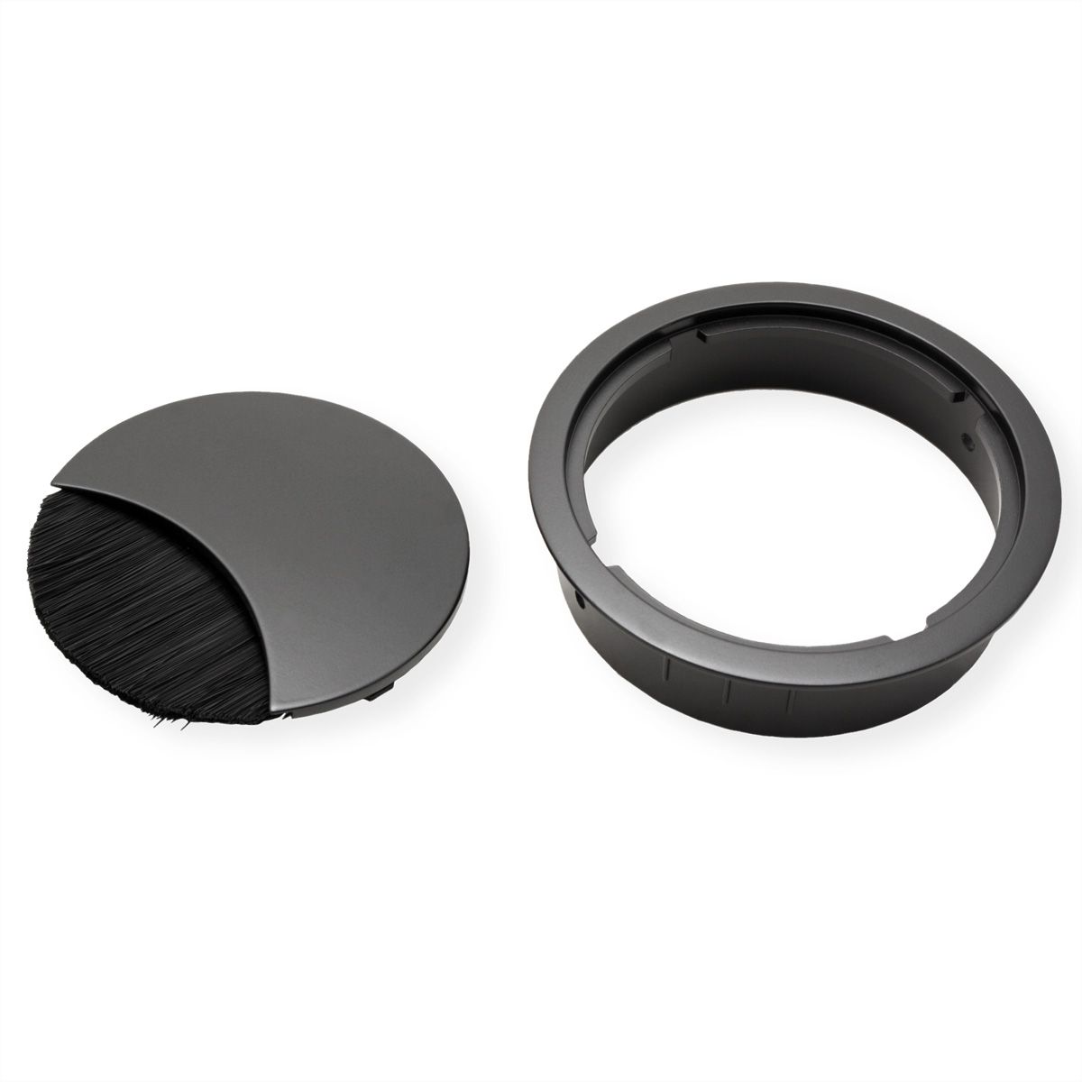 BACHMANN LOOP ROUND Kabeldurchführung, schwarz