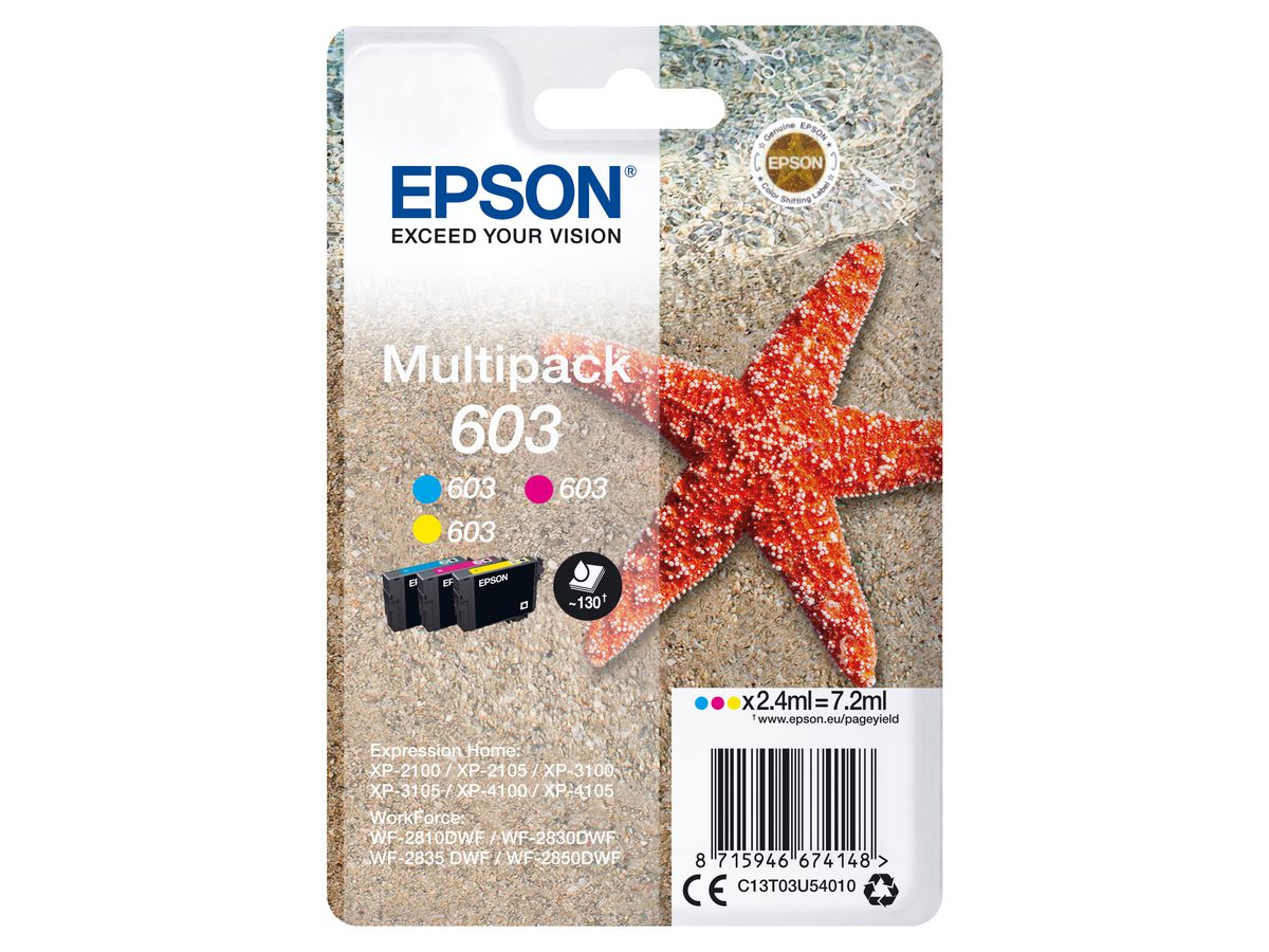 Epson Multipack 3-colours 603 Ink