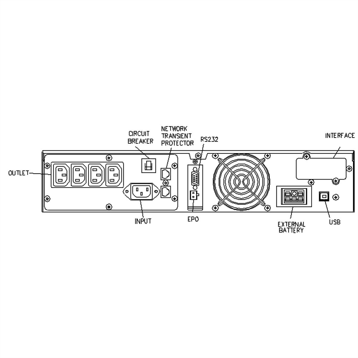 ROLINE ProSecure II 1000 RM2HE - Online USV, 19-Zoll Rackversion