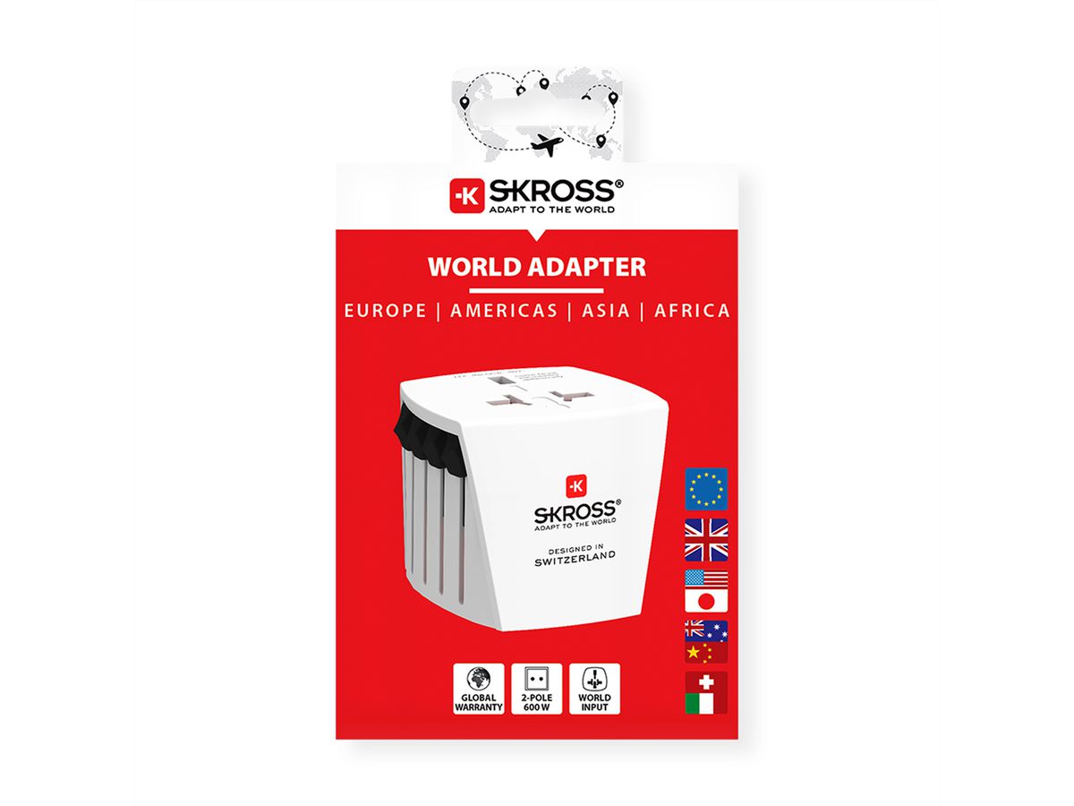 Skross MUV Micro Universal Reiseadapter, Weltweit