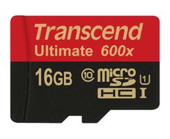Transcend 16GB microSDHC Class 10 UHS-I (Ultimate) Speicherkarte MLC Klasse 10
