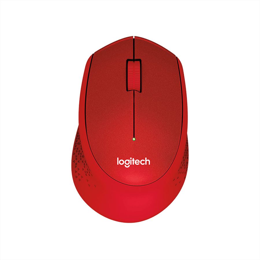 LOGITECH M330 Silent Plus Maus, rot