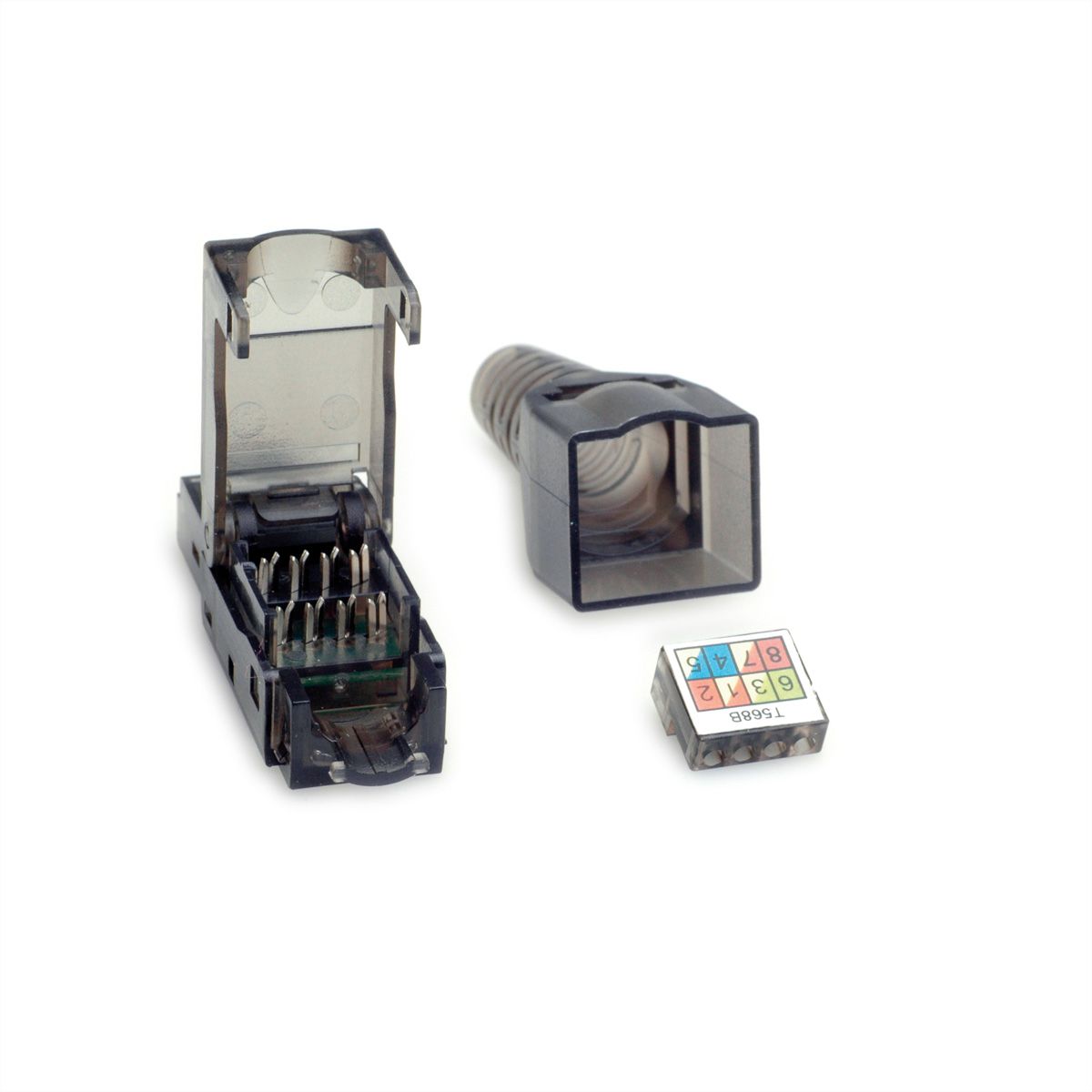 VALUE feldkonfektionierbarer RJ-45 Stecker Cat.6A (Class EA), UTP