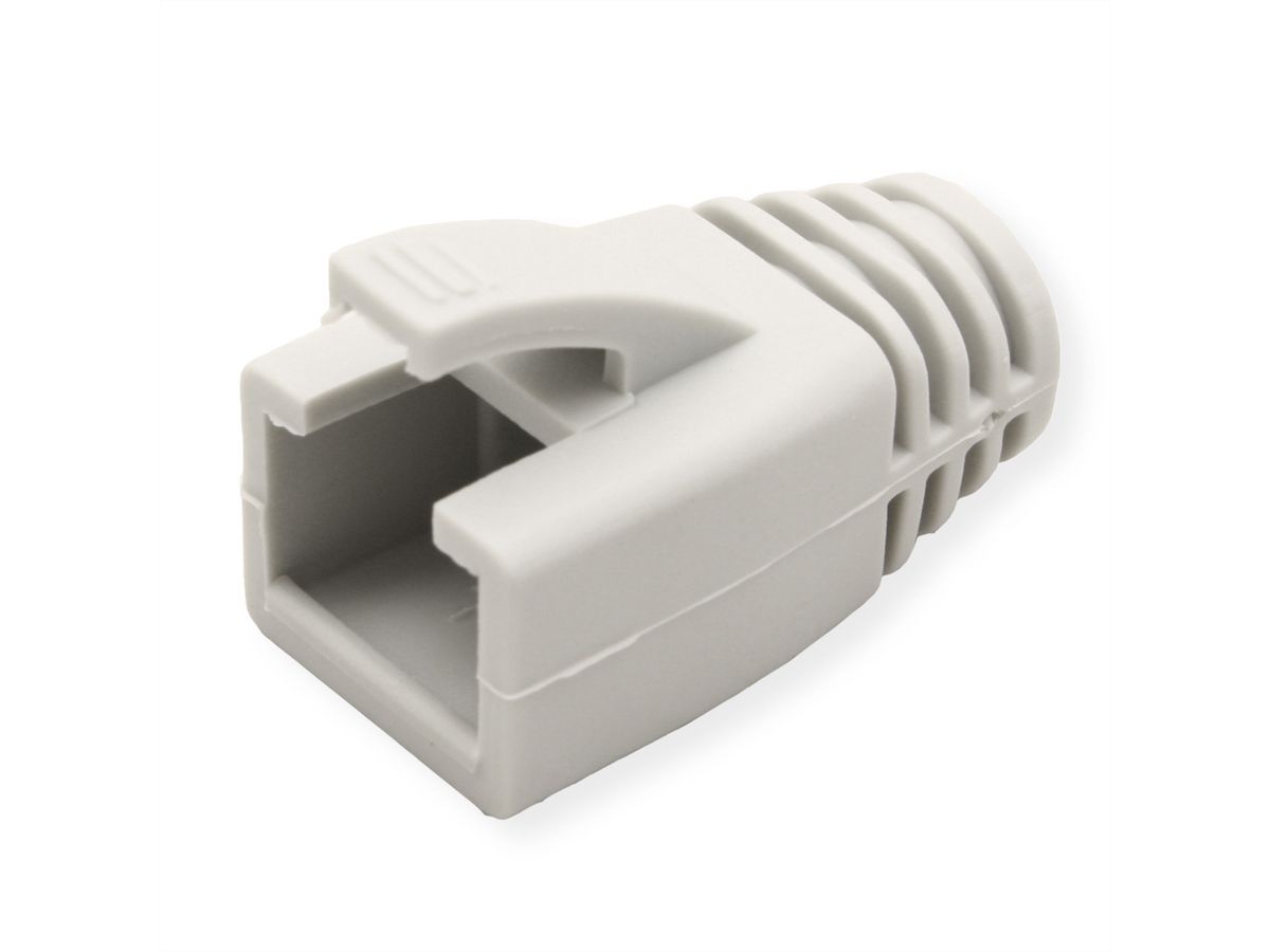 VALUE Knickschutztülle für RJ-45, 10 Stck, grau