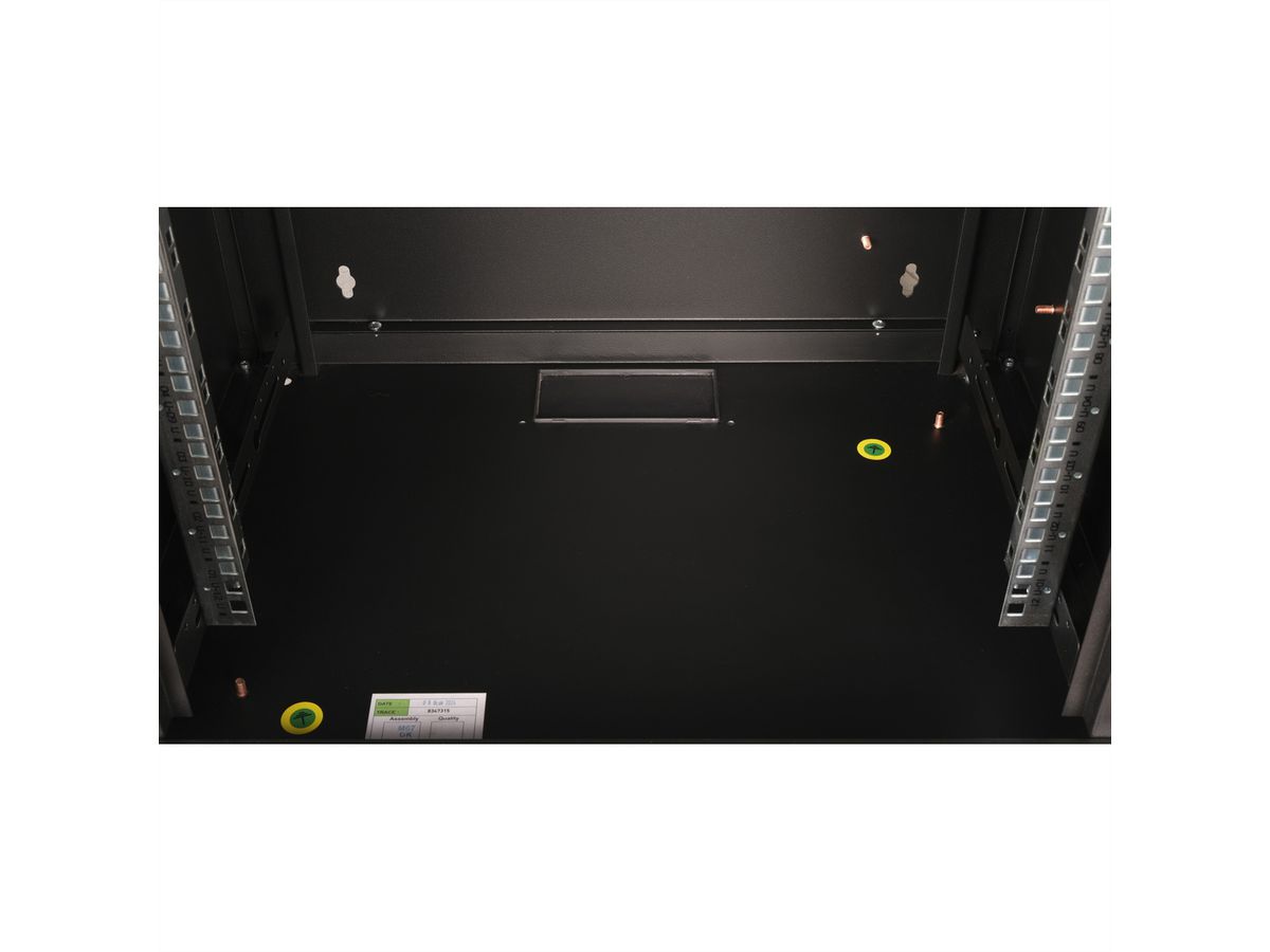 ROLINE 19-Zoll Wandgehäuse Pro 12 HE, 600x450 BxT schwarz