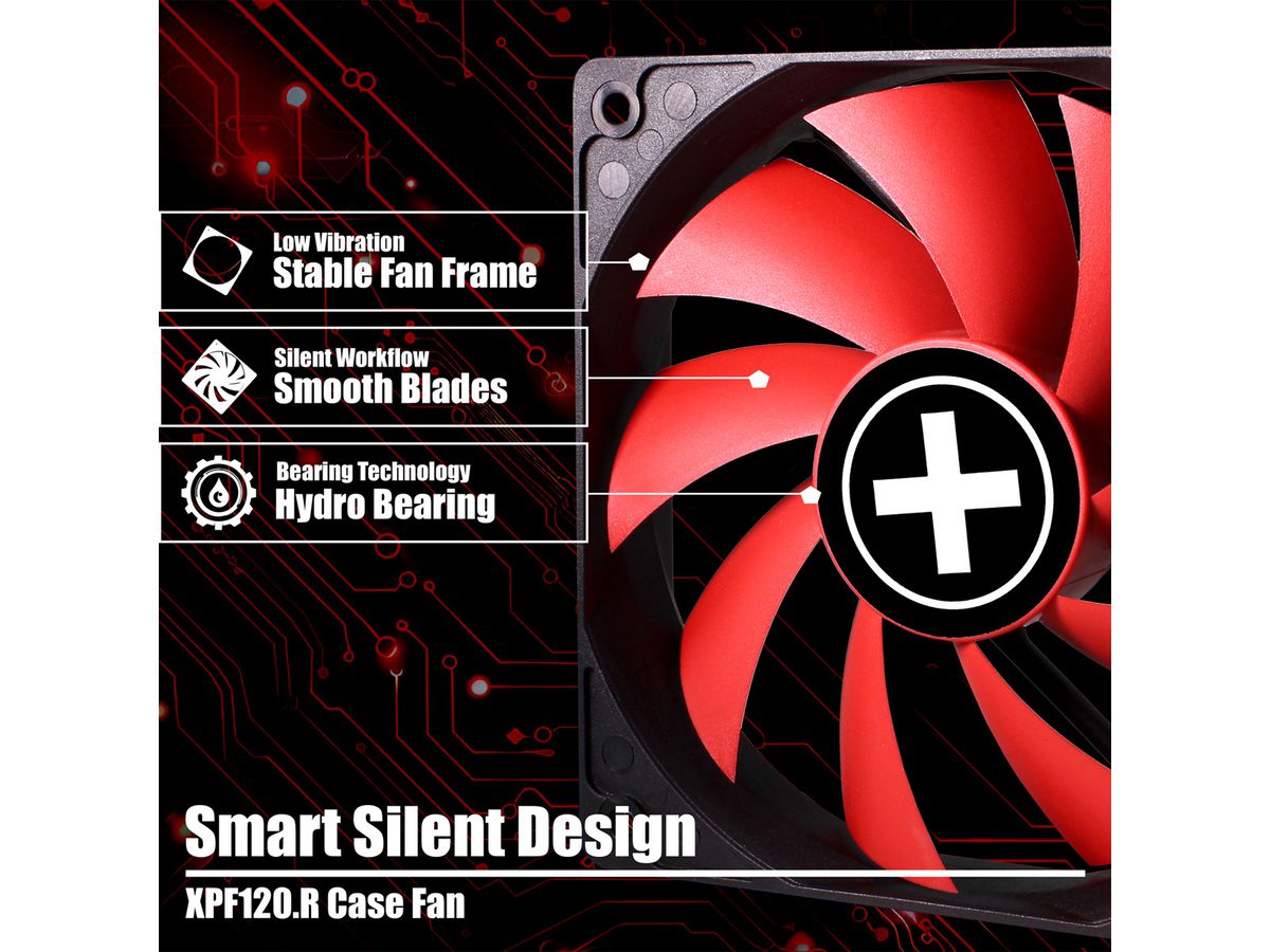 Xilence XPF120.R 120mm Performance Gehäuselüfter, 3PIN