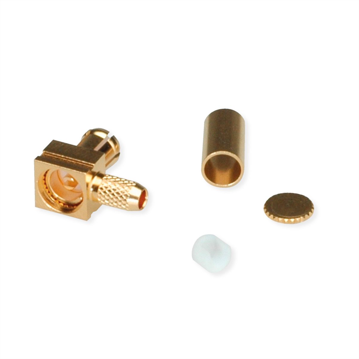 TELEGÄRTNER MCX-Winkelstecker für RG-316/U vergoldet
