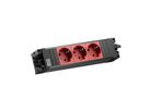 BACHMANN STEP BASE 3xCEE7/3 rt GST18, schwarz / rot