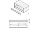 SCHROFF Frontplatte 1 HE - TEILFRONTPLATTE 1HE 42TE