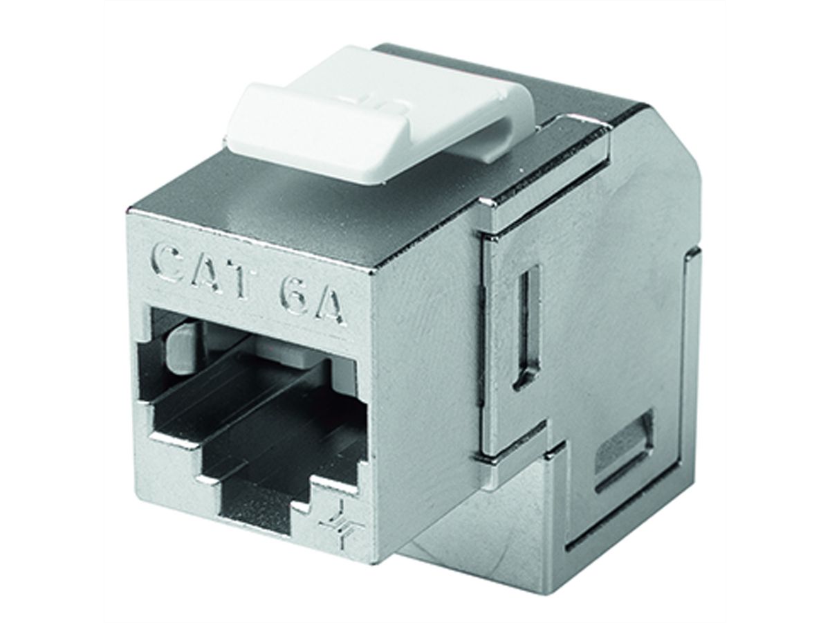 TELEGÄRTNER AMJ-Kupplung 90° Cat.6A, RJ45 (f-f)
