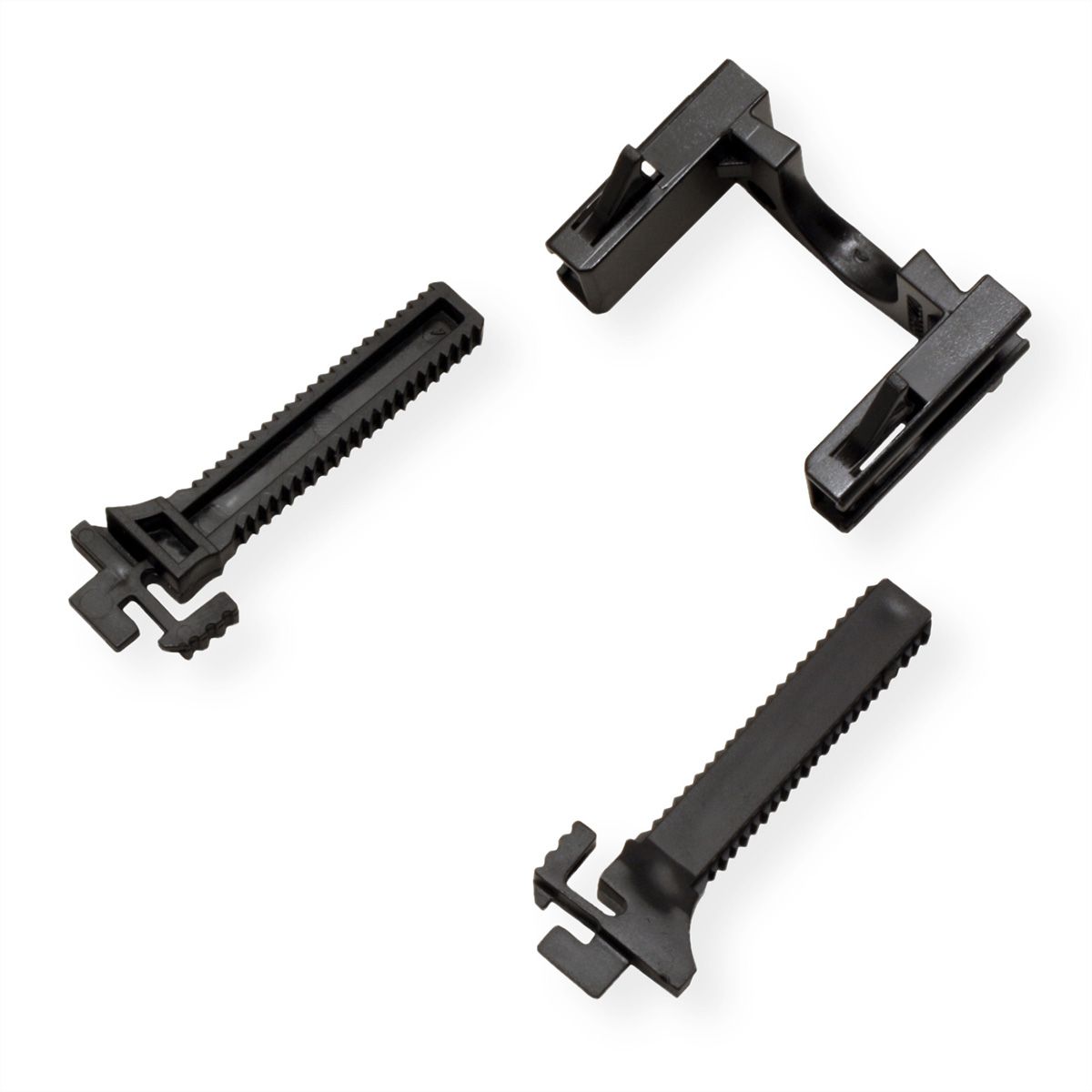 BACHMANN PDU Verriegelung für C13/C19 Buchsen, 6 Set, schwarz