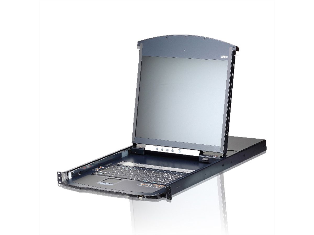 ATEN KL1108VN 48cm LCD IP-KVM 8-Port, DE-Layout