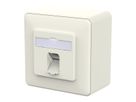 METZ CONNECT E-DAT C6A LSA++ Dose, 1 Port, AP, reinweiß