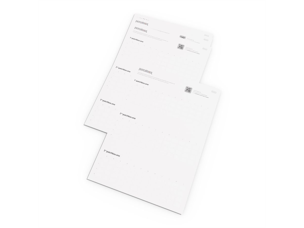 patchbox.one ID-Labels 432 bedruckbare Aufkleber
