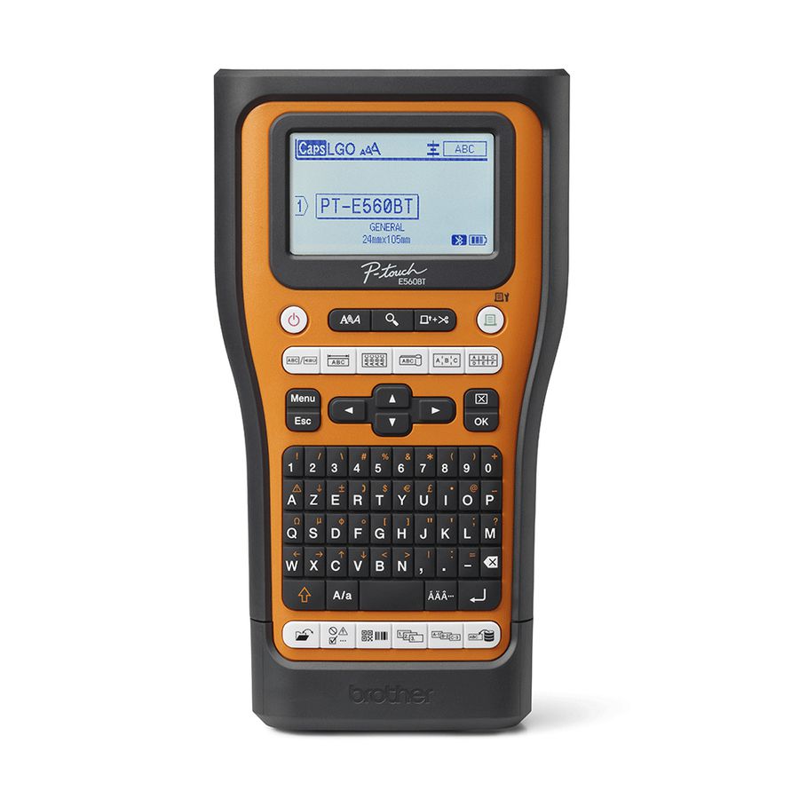 Brother PT-E560BTVP Etikettendrucker Wärmeübertragung 180 x 180 DPI 20 mm/sek Verkabelt & Kabellos HSE/TZe Bluetooth QWERTZ