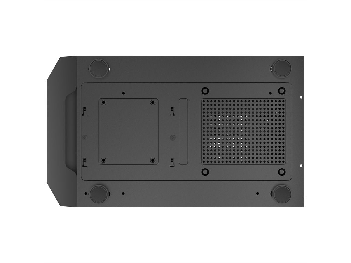 ANTEC AX20 PC Gehäuse Midi Tower Gaming Black ATX, schwarz