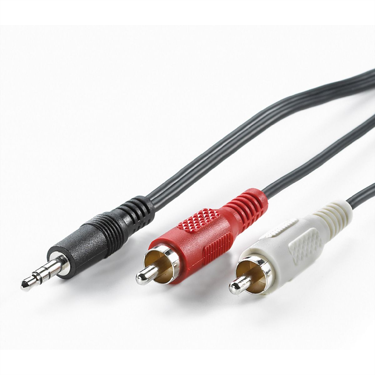 VALUE 3,5mm (ST)-zu-Cinch (2x ST) Kabel, 1,5m