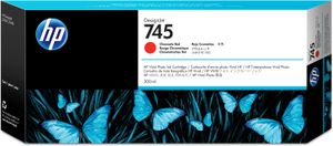 HP 745 DesignJet Druckerpatrone Chromatisches Rot, 300 ml