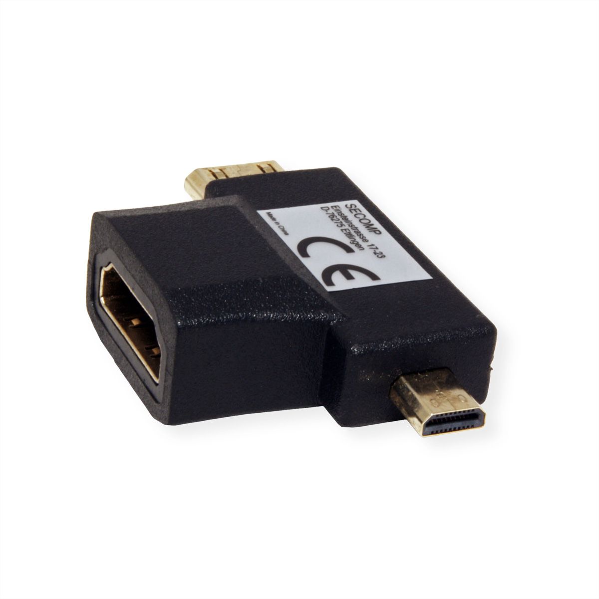 VALUE HDMI T-Adapter HDMI  - HDMI Mini + HDMI Micro