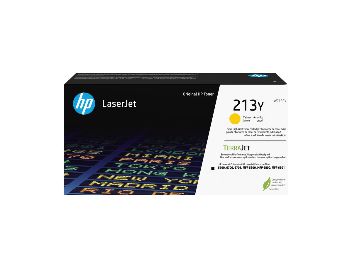 HP 213Y Gelb Original LaserJet Tonerkartusche mit sehr hoher Reichweite