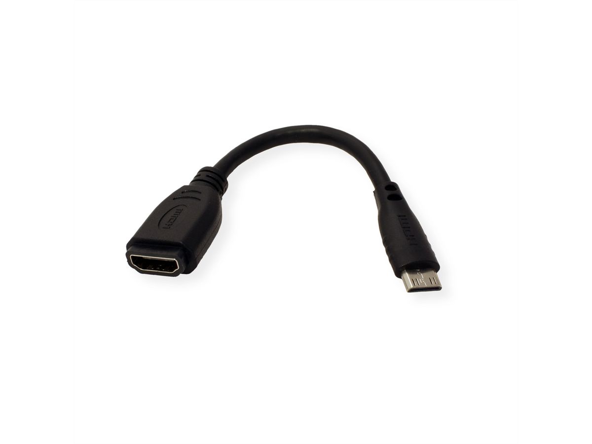 VALUE HDMI Adapterkabel HDMI - HDMI Mini, BU/ST