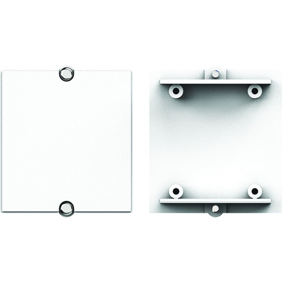 BACHMANN Rahmen Blind mit Anschraubdome weiss