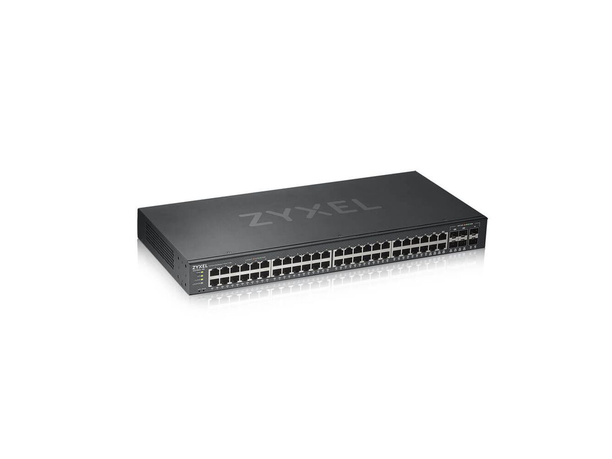 Zyxel GS1920-48V2 Managed Gigabit Ethernet (10/100/1000) Schwarz