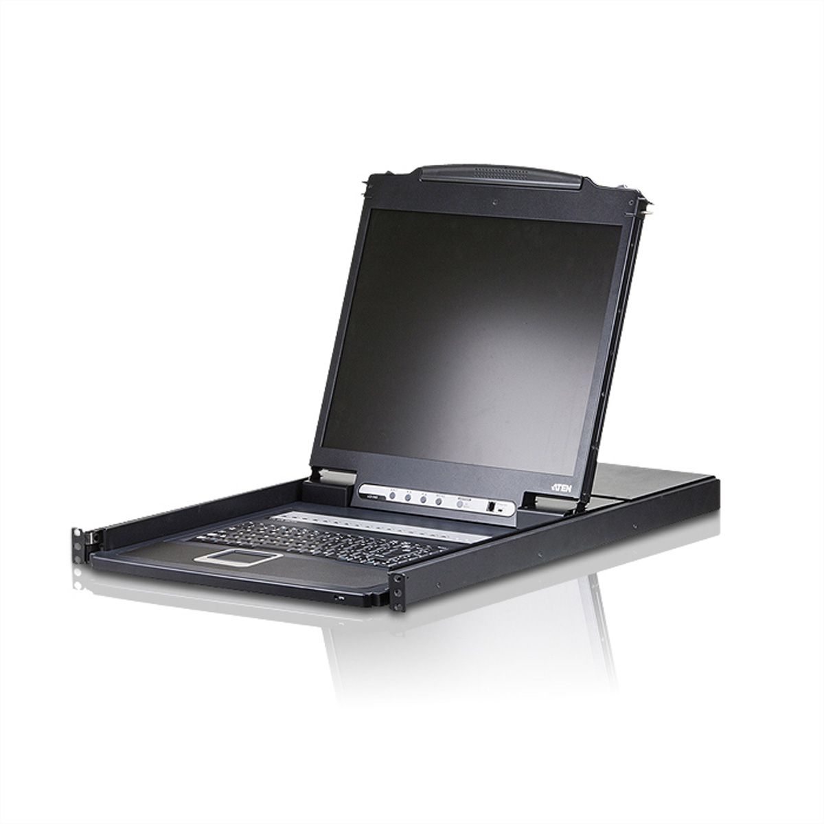 ATEN CL1316N KVM-Switch, 48cm TFT, VGA, PS/2-USB, 16 Port, ES-Layout