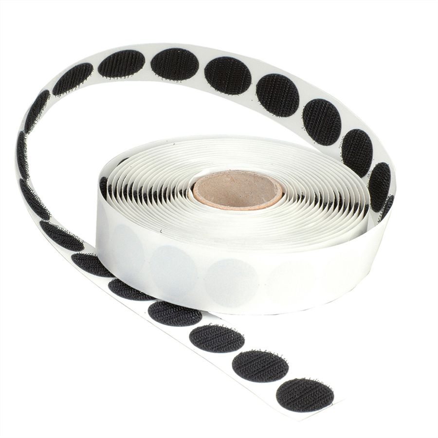 VELCRO® VELCOIN® Flausch, Band L: 5 m / Ø 22 mm