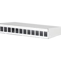 METZ CONNECT Keystone AP-Gehäuse 12 Port reinweiß RAL9010