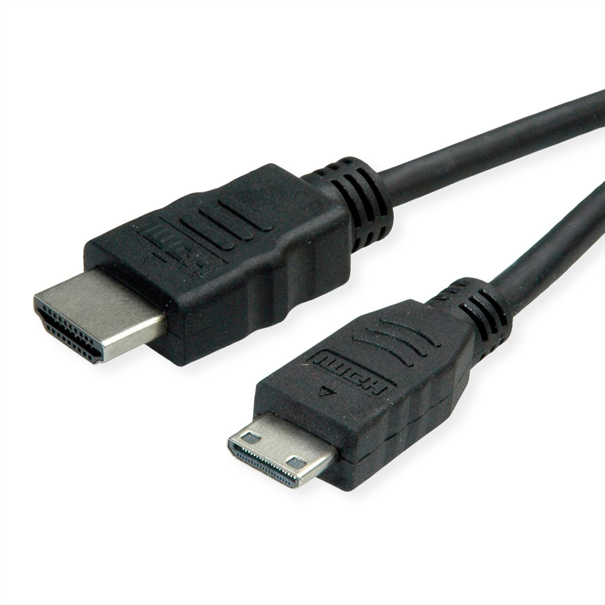 ROLINE GREEN HDMI High Speed Kabel mit Ethernet, HDMI ST - Mini HDMI ST, 2 m
