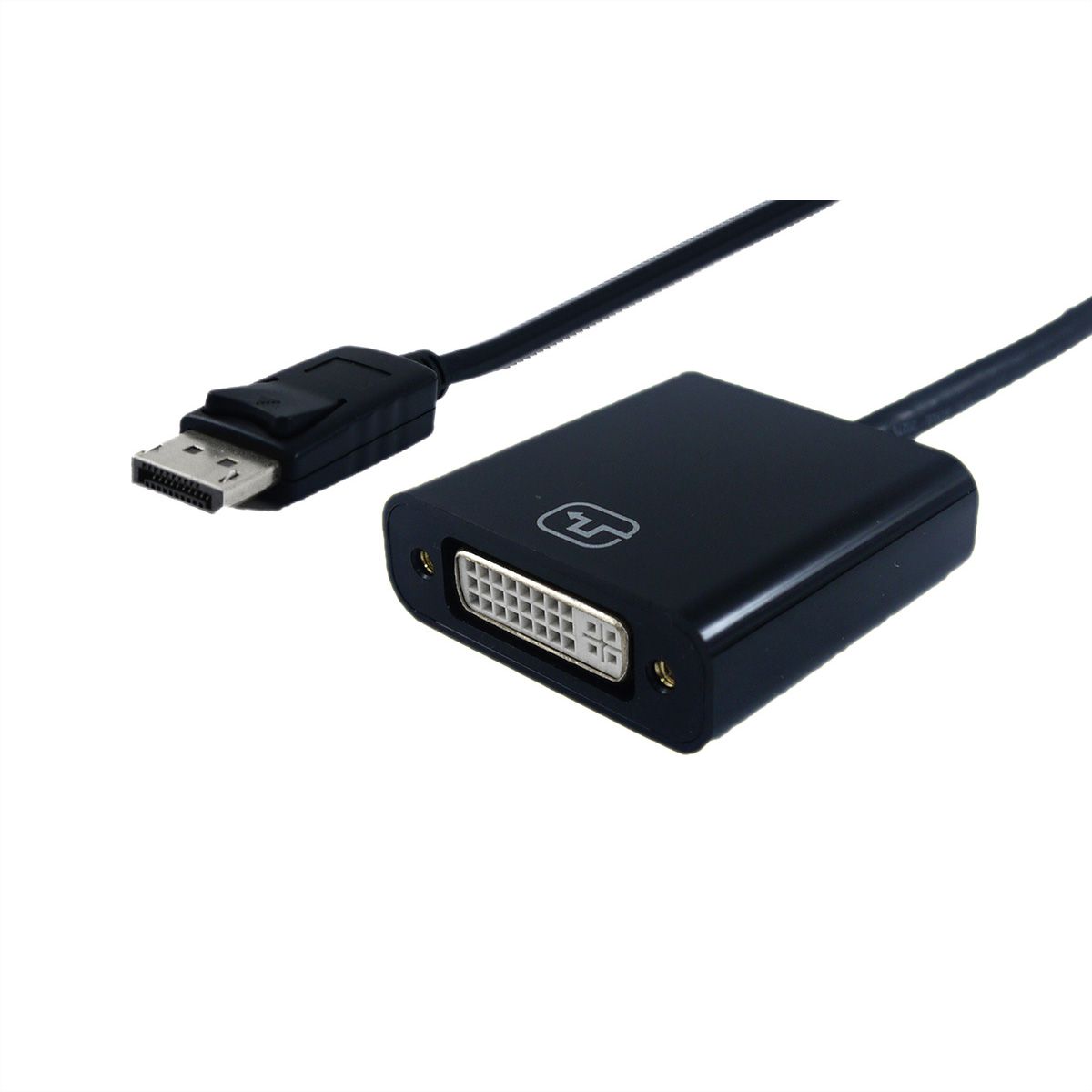 STANDARD DisplayPort-DVI Adapter, DP Stecker-DVI Buchse, 0,15 m